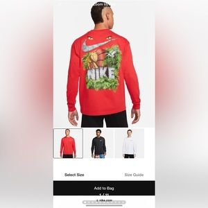 Nike
Men's Basketball Long-Sleeve T-Shirt Large